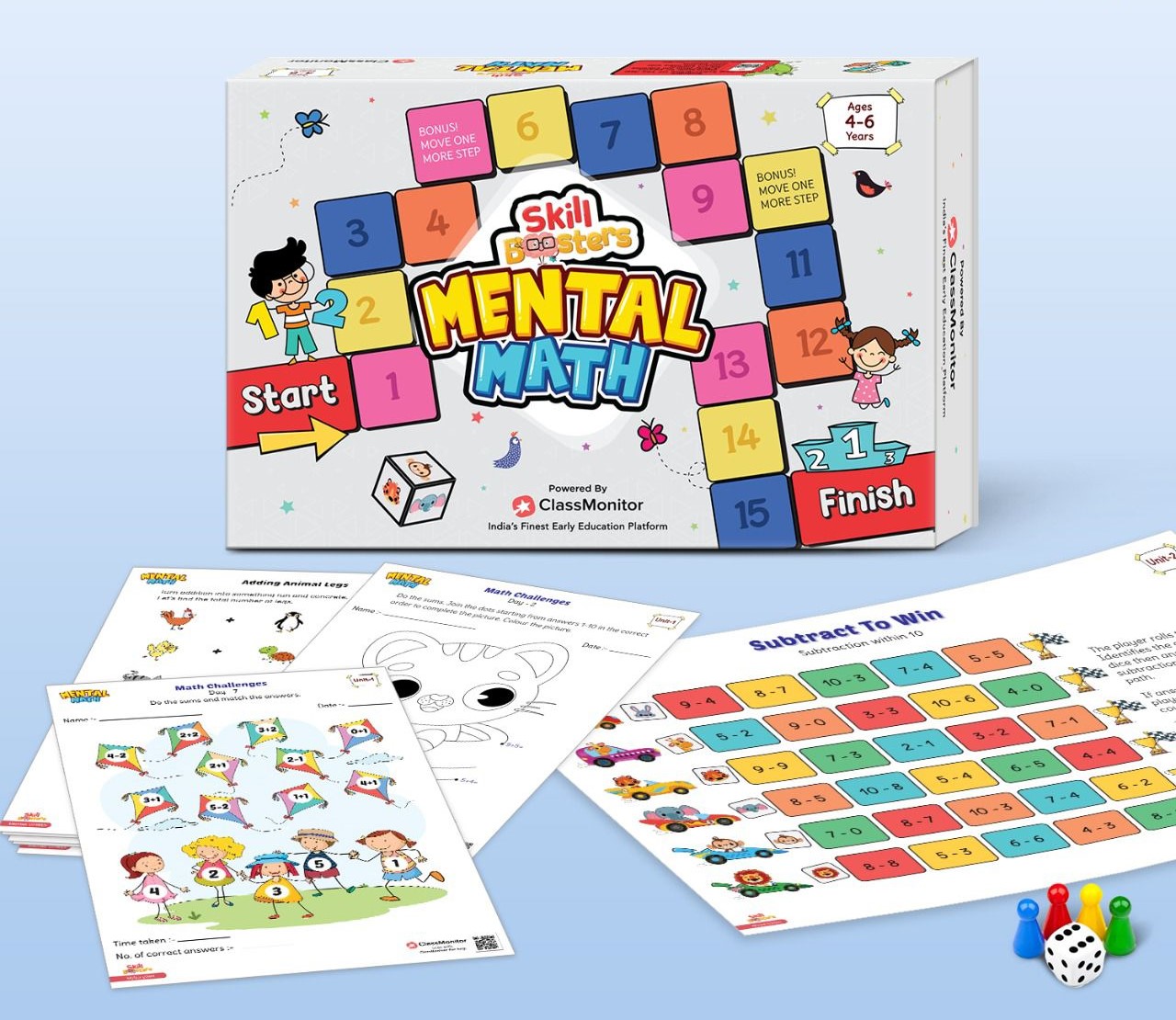 Skill Booster MENTAL MATHS KIT with App support for UAE